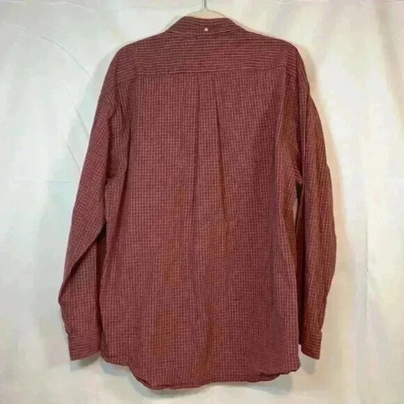 MENS TOMMY HILFIGER DRESS SHIRT PLAID LONG‎ SLEEVE BUTTON DOWN COLLAR SIZE XXL - Picture 2 of 6